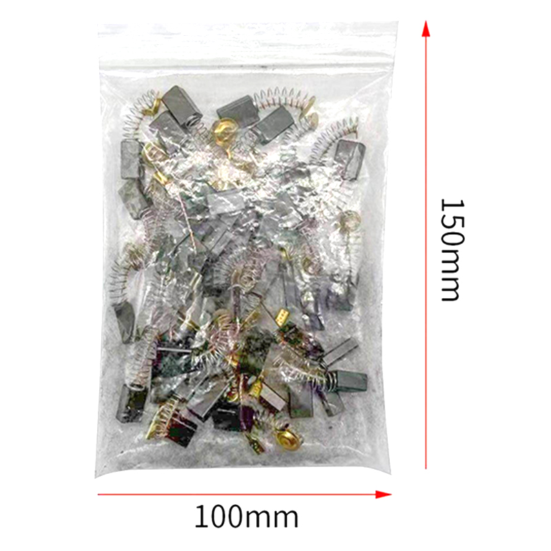 Power Tools Spare Parts - 50pcs Durable Carbon Brush Replacement Kit