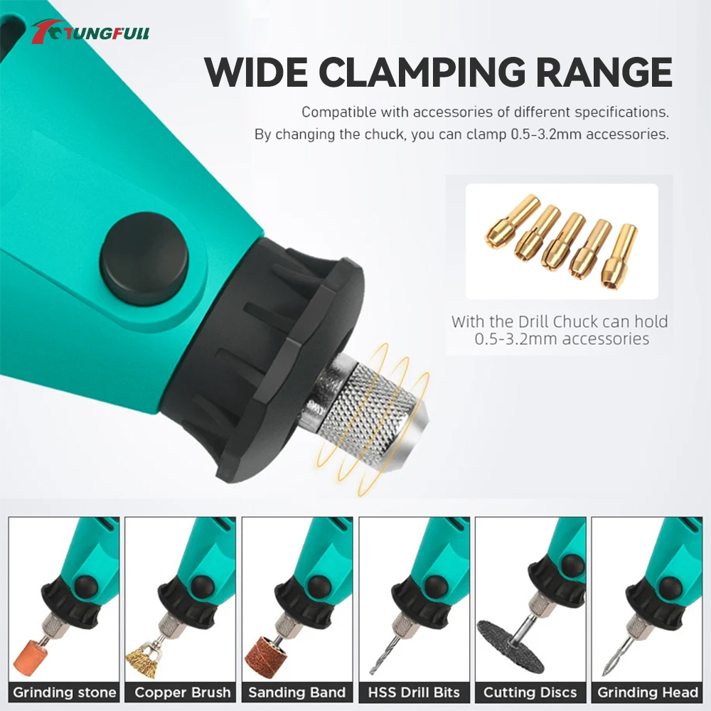 TUNGFULL Mini Electric Grinder - огляд і ціна Power Tools Book