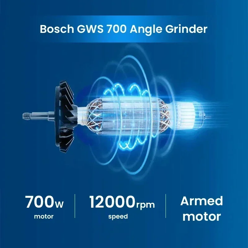 BOSCH GWS 700 Wired Angle Grin - огляд і ціна Power Tools Grinder