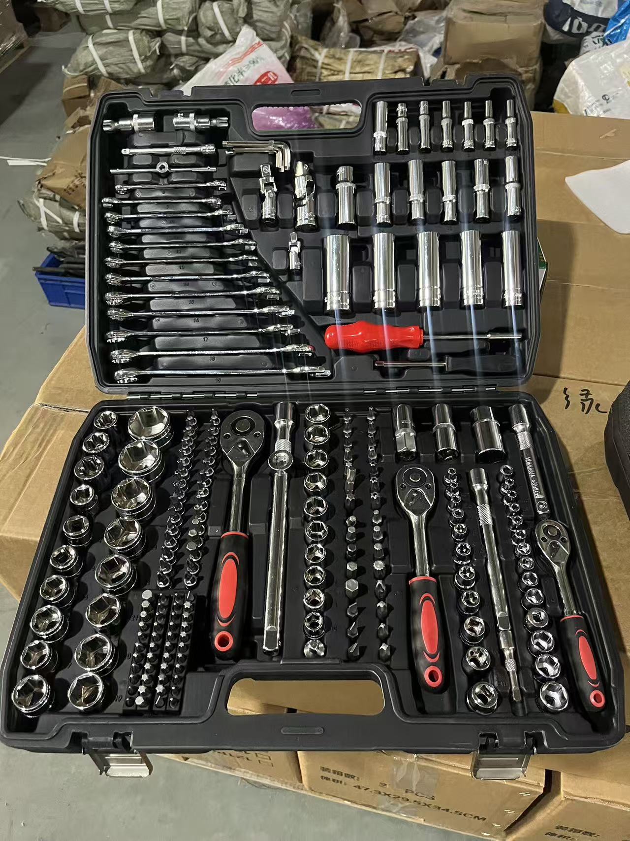 216-Piece DIY Auto Repair Tool - огляд і ціна Power Tools Kit Set