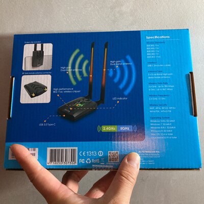 New ALFA AWUS036ACH Uses RTL88 - огляд і ціна Power Tools For Linux