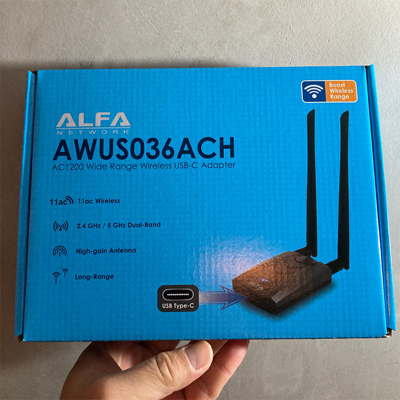 New ALFA AWUS036ACH Uses RTL88 - огляд і ціна Power Tools For Linux
