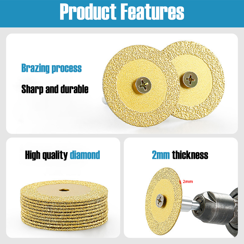 40mm Braze Diamond Saw Blade M - огляд і ціна Power Tools Grinder