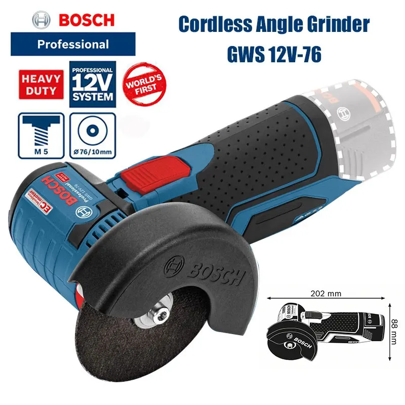 Bosch  GWS 12V-76 Professional - огляд і ціна Power Tools Grinder