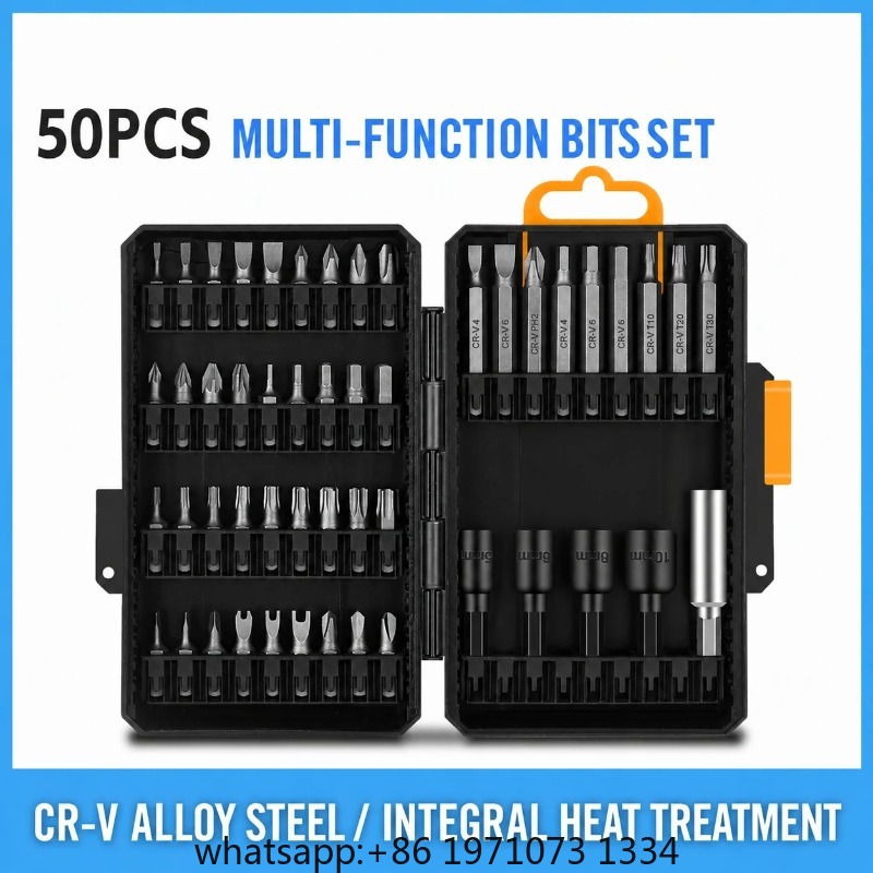 50PCS Impact Driver Bit Set Ph - огляд і ціна Power Tools Kit Set