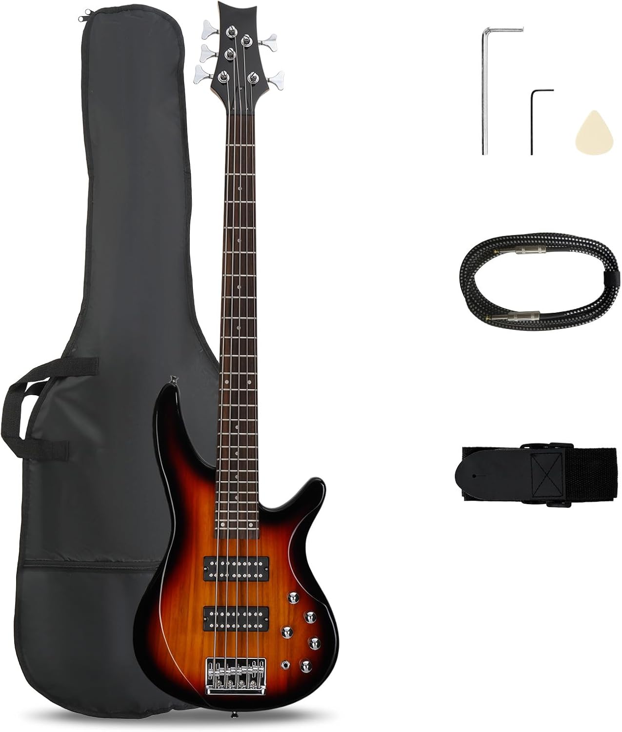 5-String Electric Bass Guitar, - огляд і ціна Power Tools Kit Set